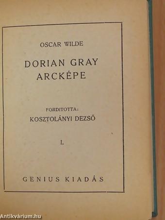 Kosztolányi Dezső, Oscar Wilde, Dorian Gray arcképe
